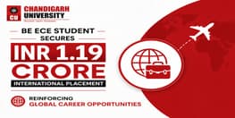 Chandigarh University BE ECE Student Secures 11900000  International Placement Reinforcing Global Career Opportunities